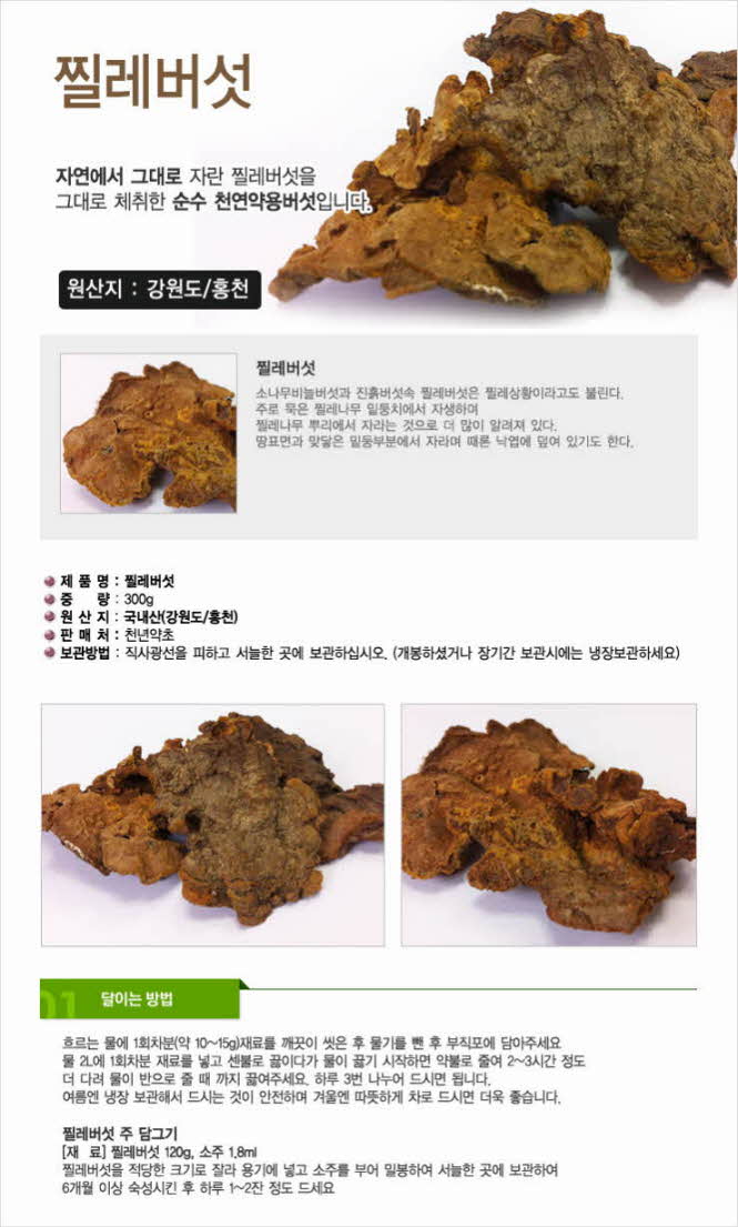 꾸미기_국내산(강원 홍천) 찔레버섯 300g (찔레상황,석산호,찔레나무버섯)1.jpg