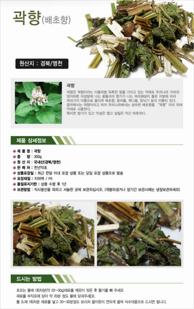 꾸미기_자연산(경북 영천) 곽향300g (배초향)1.jpg
