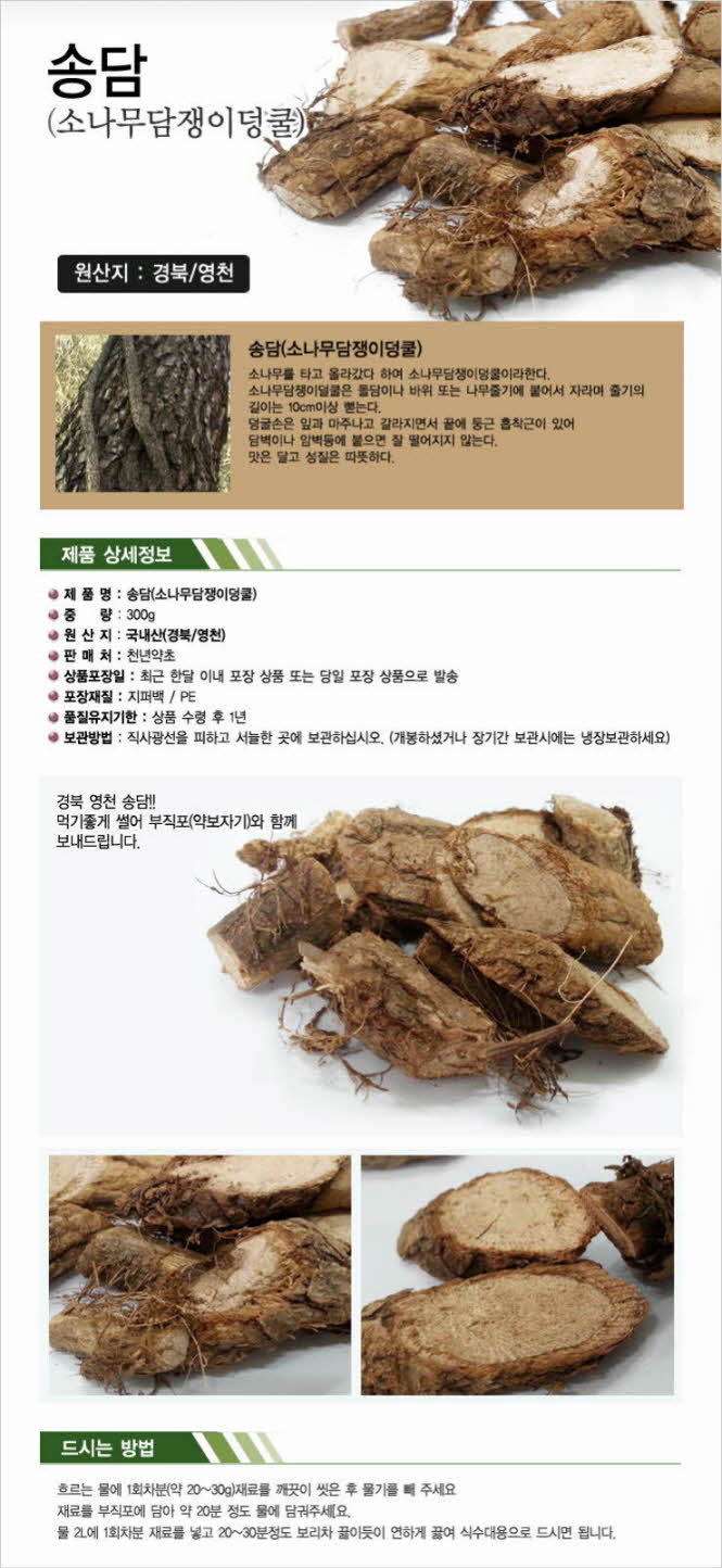 꾸미기_국내산(경북 영천) 송담(소나무담쟁이덩쿨) 300g1.jpg